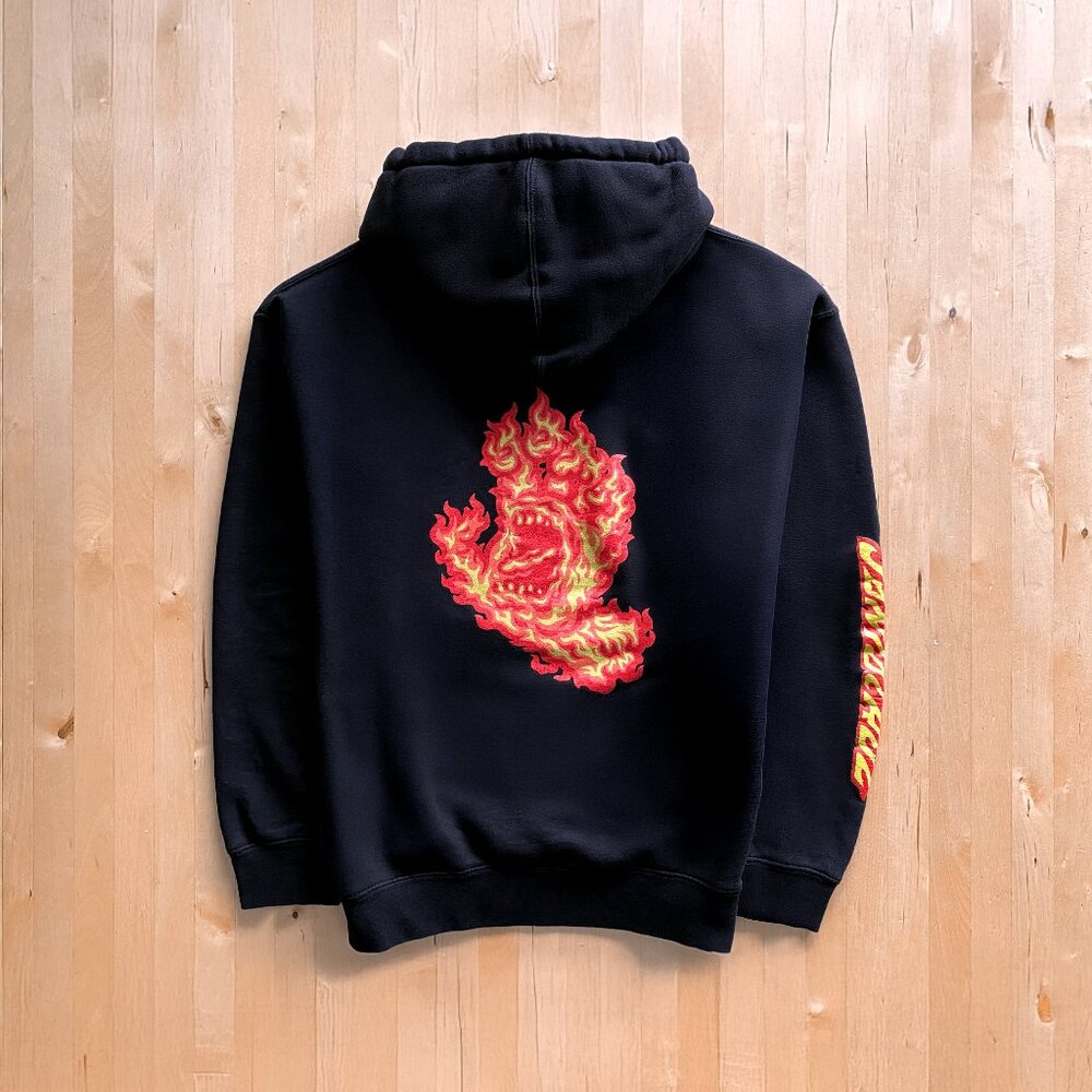 Santa Cruz Screaming Flame Hand Hoodie Men's Medium